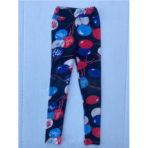 L/XL kids LuLaRoe 4th of July leggings